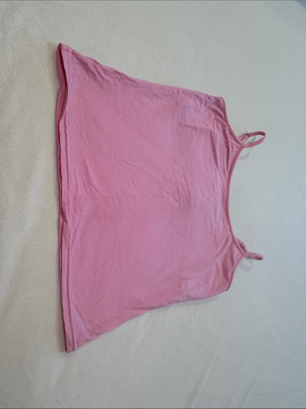 Pink Spaghetti Strap Cami Top